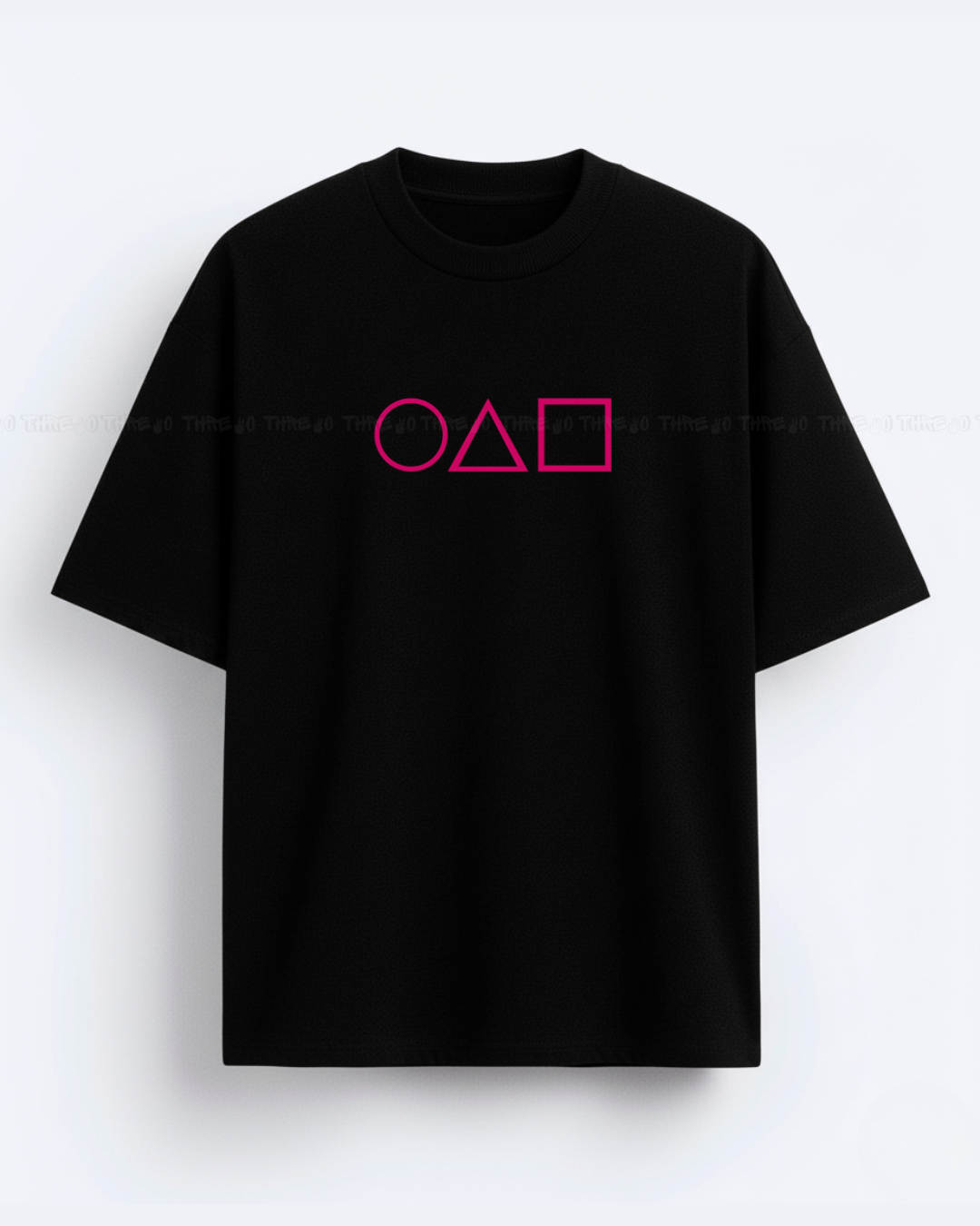 Squid Game Inspired Oversized T-Shirt – Streetwear Graphic Tee Featuring Iconic Guards & Symbols – Trendy Korean Series Aesthetic Unisex Casual Shirt for Fans & Pop Culture Enthusiasts