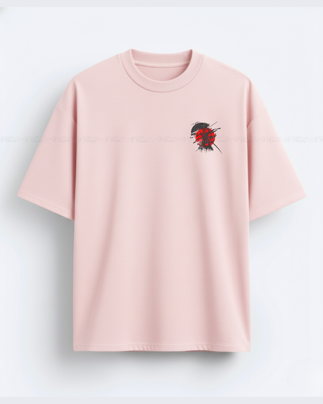 Samurai Warrior Oversized Unisex T-Shirt – Japanese Bushido Streetwear Graphic Tee