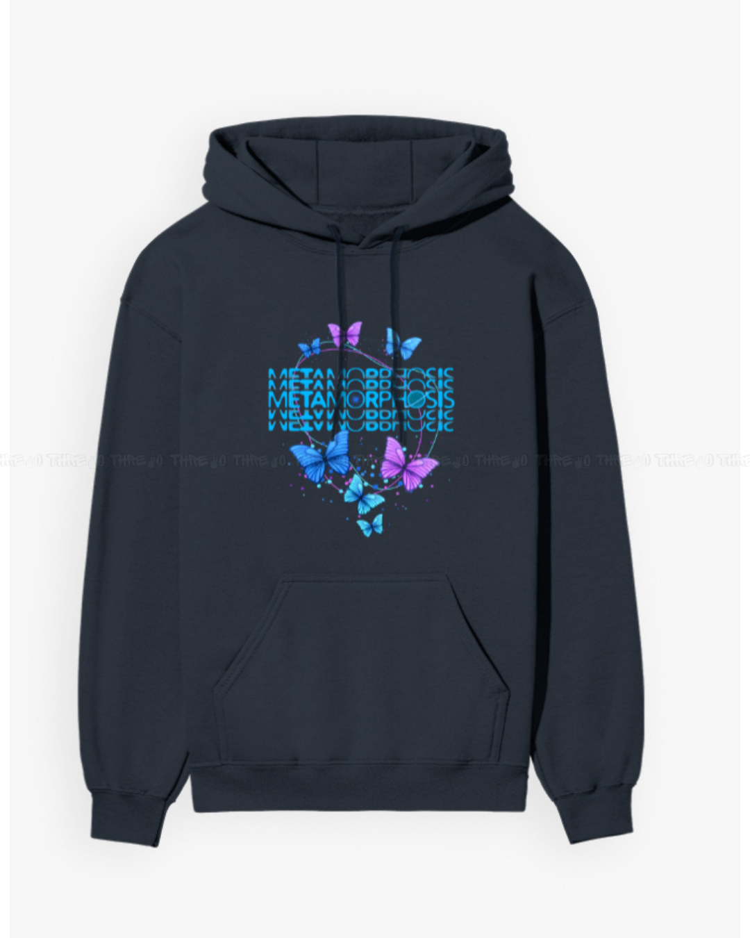 Butterfly Metamorphosis Graphic Hoodie – Aesthetic Unisex Streetwear