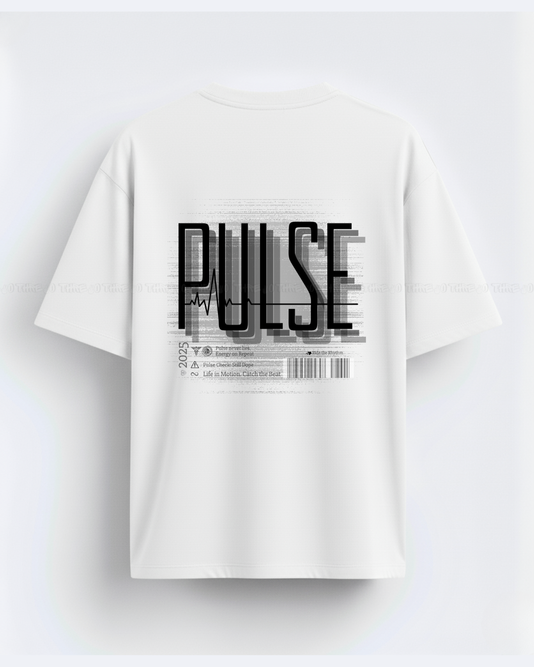 Pulse Oversized T-Shirt – Minimal Streetwear Graphic Tee for Urban Trendsetters