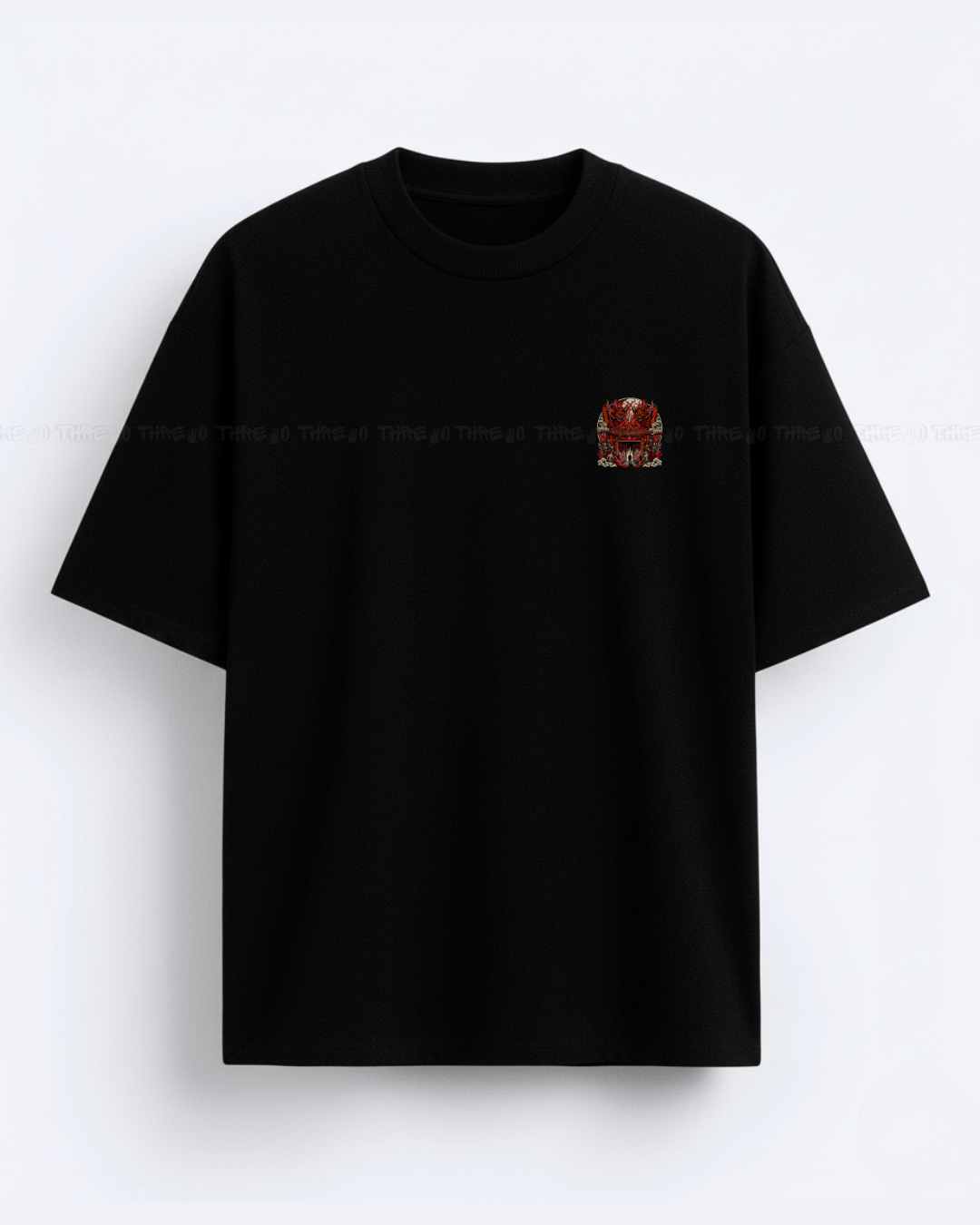 Gaze of Hell – Japanese Oni Demon Graphic Streetwear T-Shirt