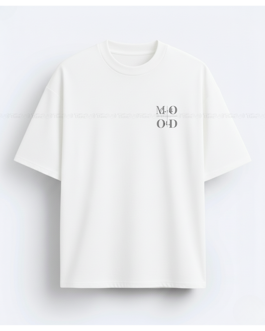 Catch the Mood Minimalist Typography T-Shirt – Aesthetic Women's Tee for Effortless Everyday Style