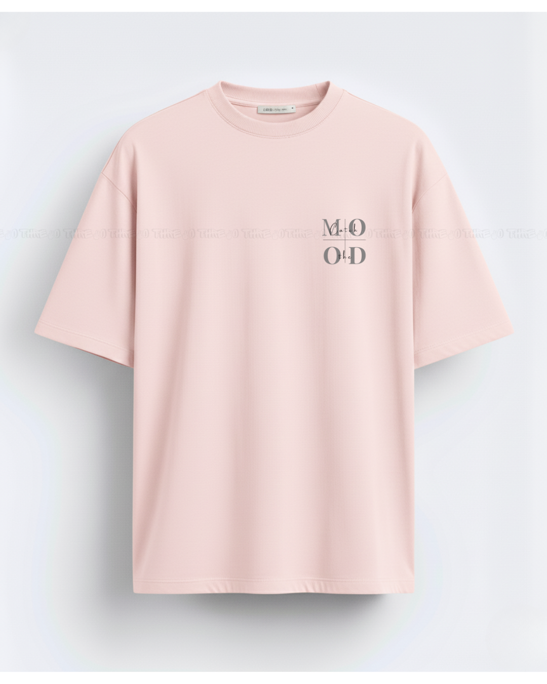 Catch the Mood Minimalist Typography T-Shirt – Aesthetic Women's Tee for Effortless Everyday Style