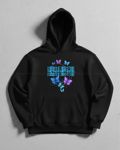 Butterfly Metamorphosis Graphic Hoodie – Aesthetic Unisex Streetwear