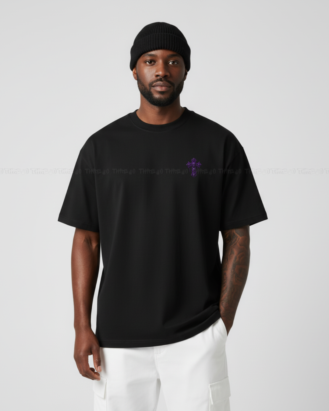HEAVEN Oversized T-Shirt – Gothic Skull & Angel Graphic Tee | Dark Streetwear Vintage Aesthetic | Edgy Typography Unisex Shirt for Men & Women