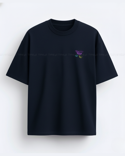 FLIGHT Butterfly Oversized T‑Shirt | Vintage Retro Streetwear Unisex Tee
