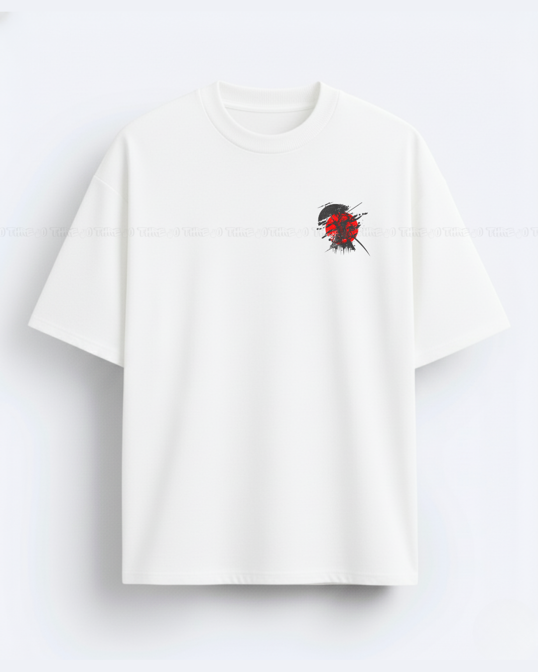 Samurai Warrior Oversized Unisex T-Shirt – Japanese Bushido Streetwear Graphic Tee