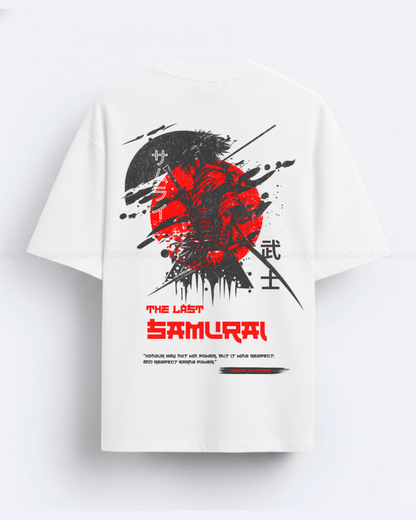 Samurai Warrior Oversized Unisex T-Shirt – Japanese Bushido Streetwear Graphic Tee