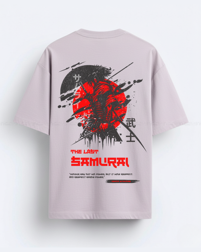 Samurai Warrior Oversized Unisex T-Shirt – Japanese Bushido Streetwear Graphic Tee
