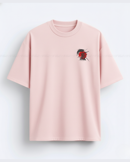 Samurai Warrior Oversized Unisex T-Shirt – Japanese Bushido Streetwear Graphic Tee
