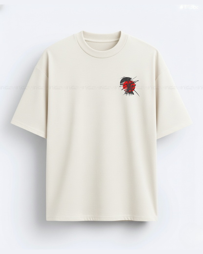 Samurai Warrior Oversized Unisex T-Shirt – Japanese Bushido Streetwear Graphic Tee