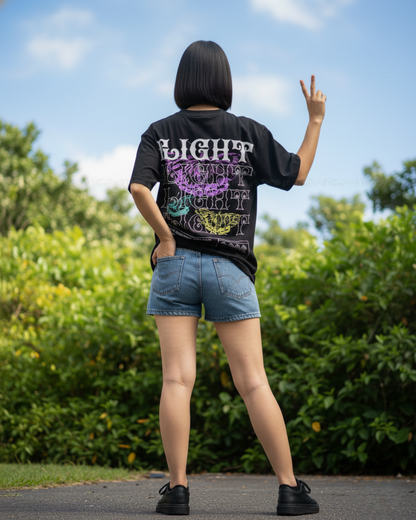 FLIGHT Butterfly Oversized T‑Shirt | Vintage Retro Streetwear Unisex Tee